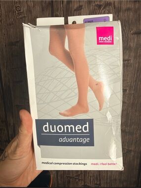 Medi Duomed Advantage Medical Compression Stockings - Beige
